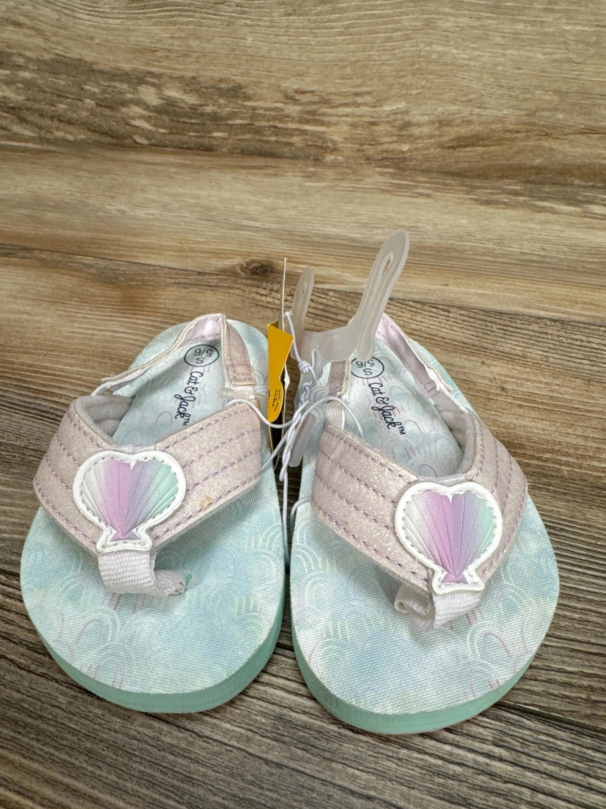 NEW Cat & Jack Shawn Mermaid Sandals Blue sz 5/6c - Me n Mommy To Be