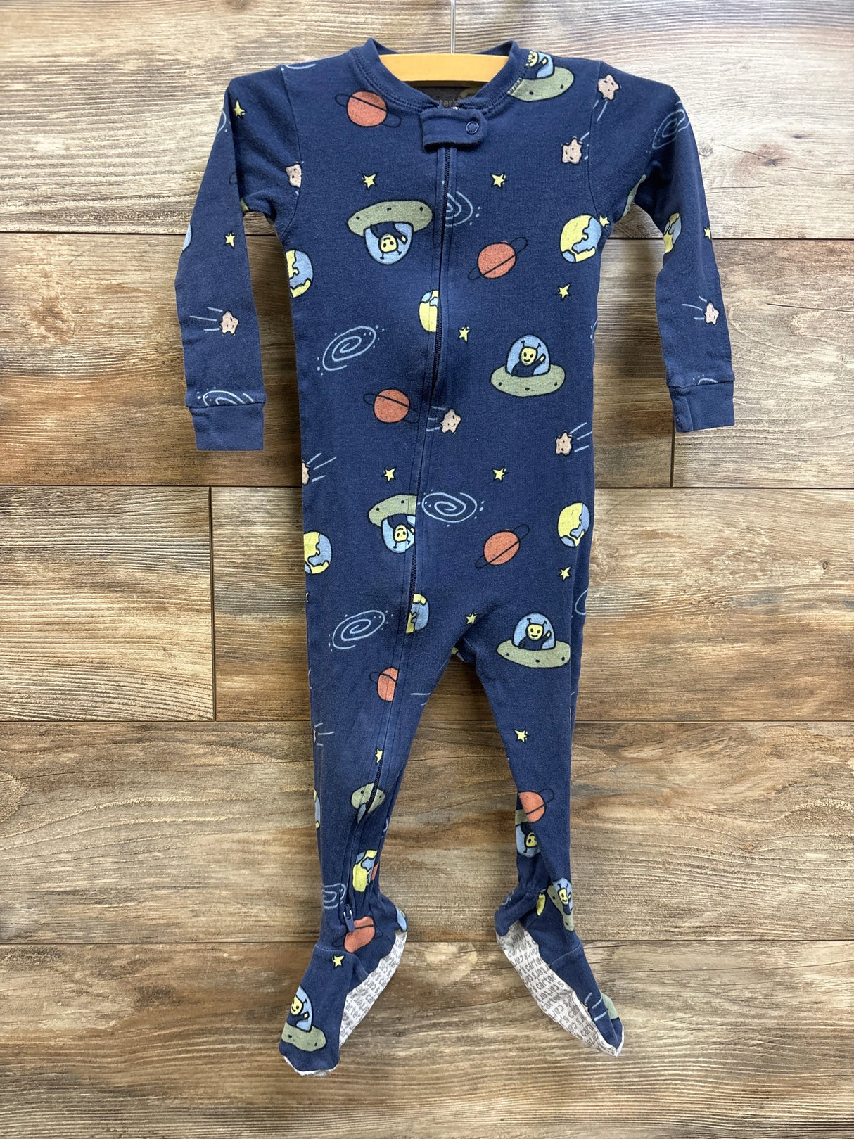 Carter's Alien Sleeper Blue sz 24m