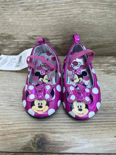 NEW Minnie Mouse Flats Pink sz 4c - Me n Mommy To Be