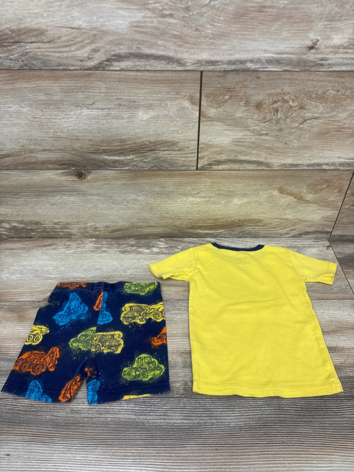 Children's Place 2pc Tons of Fun Pajama Set Yellow sz 18-24m