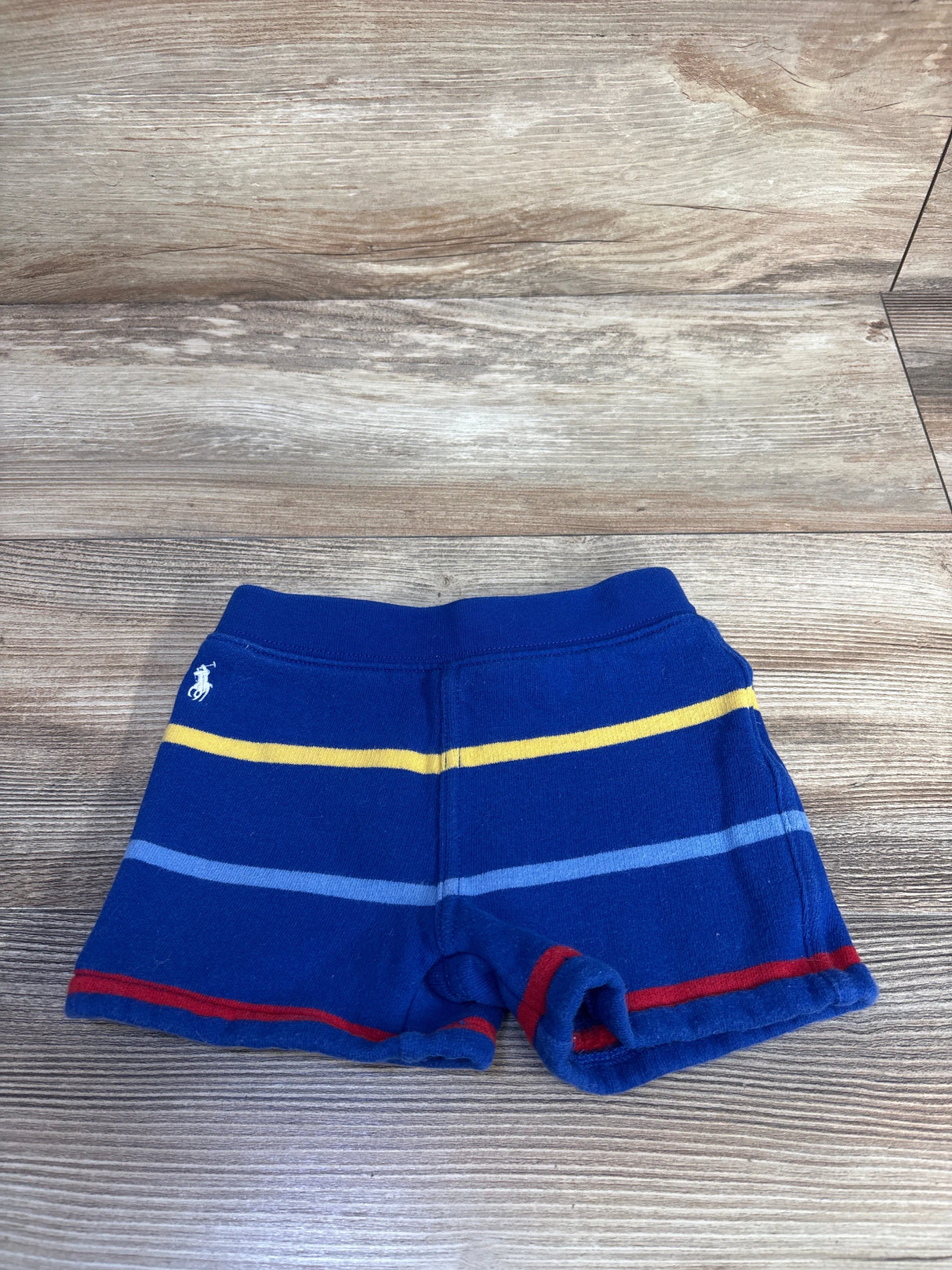 Ralph Lauren Striped Pull-On Shorts Blue sz 12-18m
