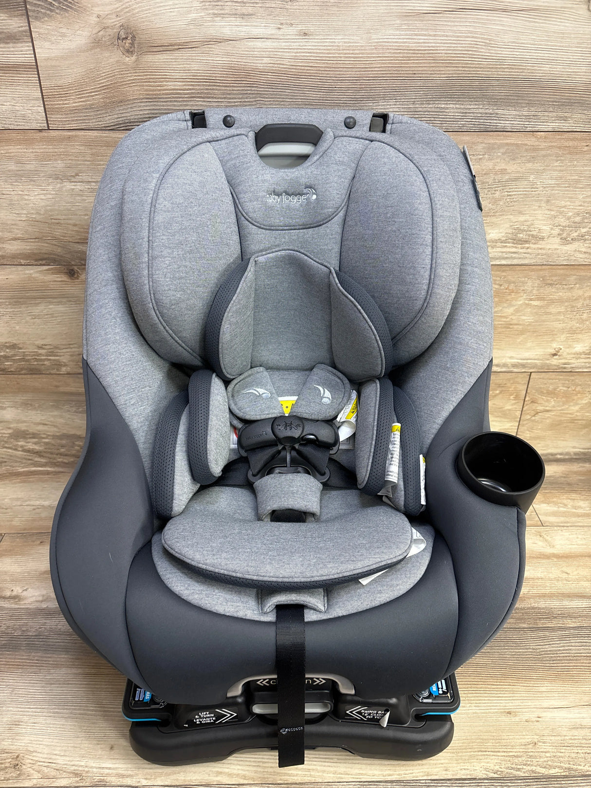 Baby Jogger City Turn Rotating Convertible Car Seat in Onyx Black 4-65lbs.