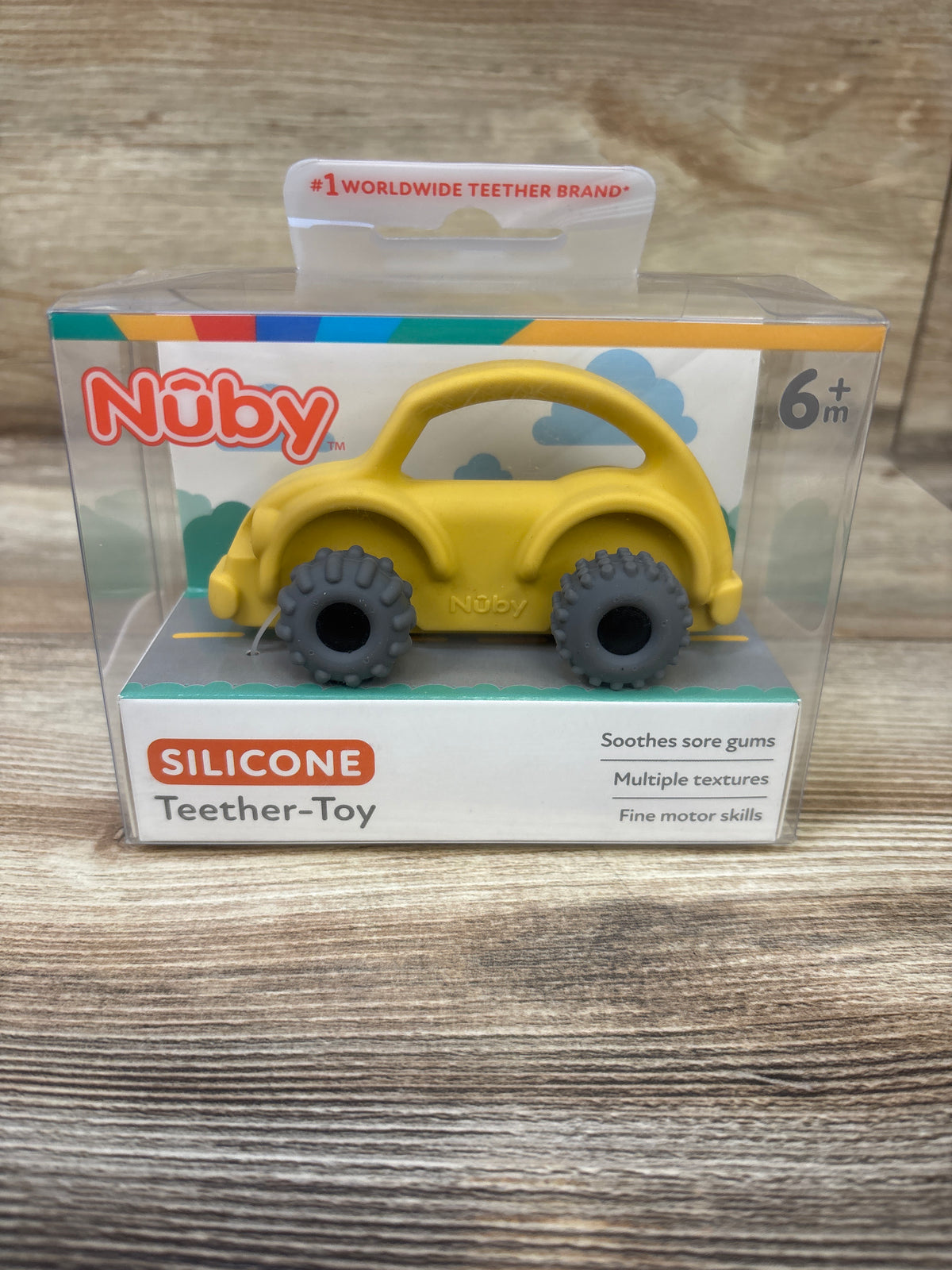 NEW Nuby Vehicle Silicone Teether Toy