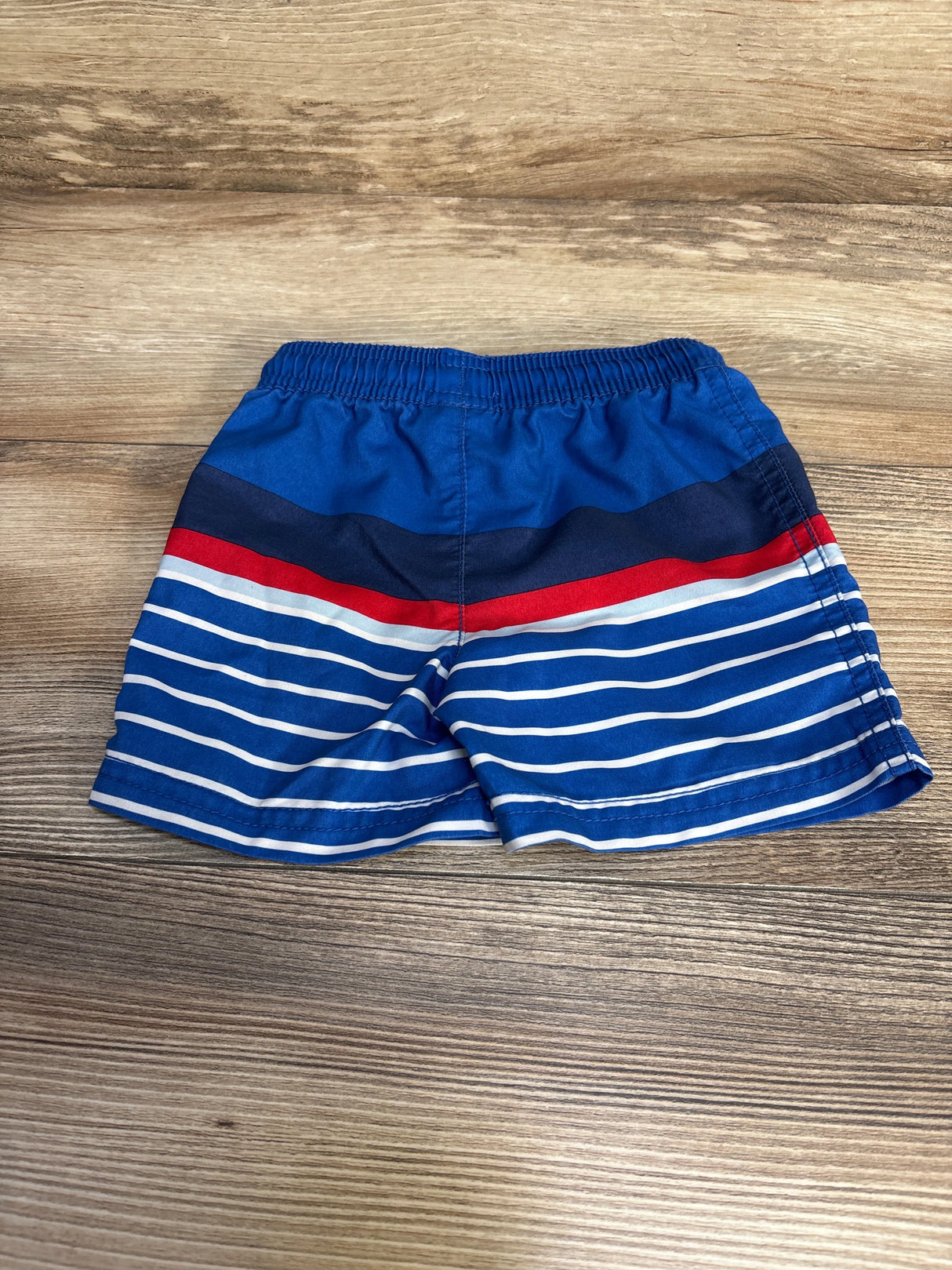 Carter's Striped Swim Trunks Blue sz 12m - Me n Mommy To Be