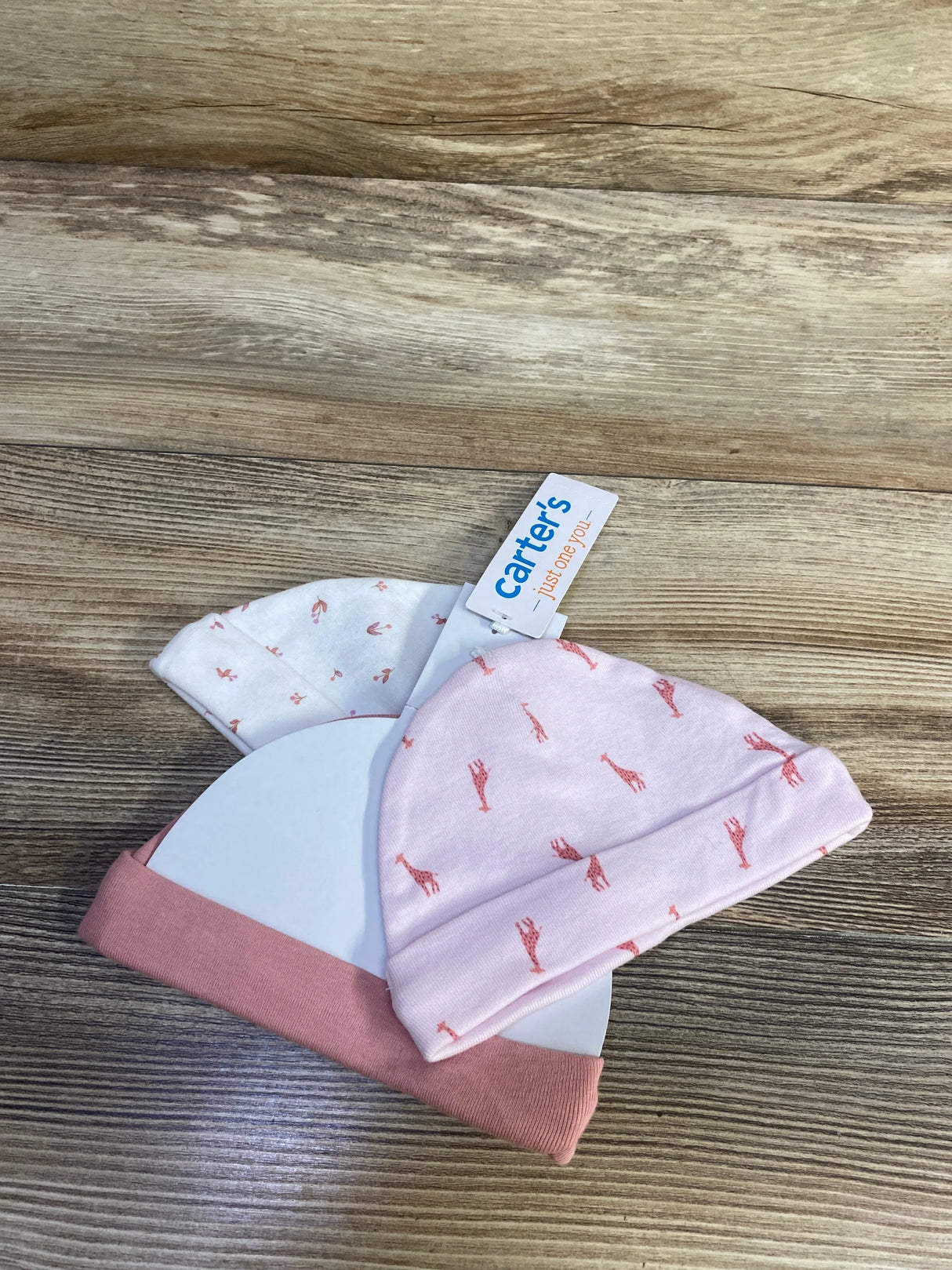 NEW Just One You 3pk Hats Pink sz 0-3m