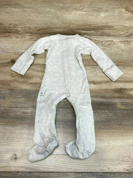 Mother's Promise Floral Ruffle Sleeper Grey sz 3-6m - Me n Mommy To Be
