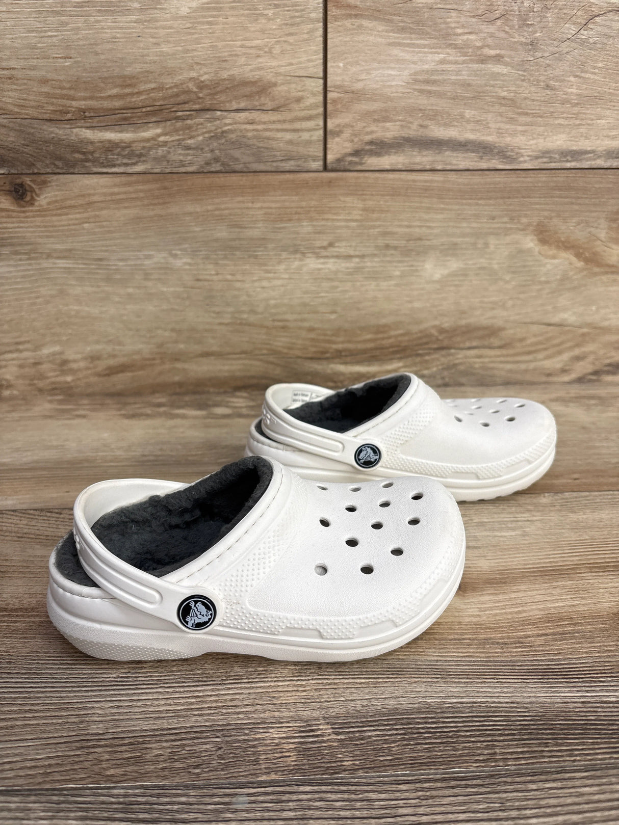 Crocs Classic Lined Clogs White sz 11c