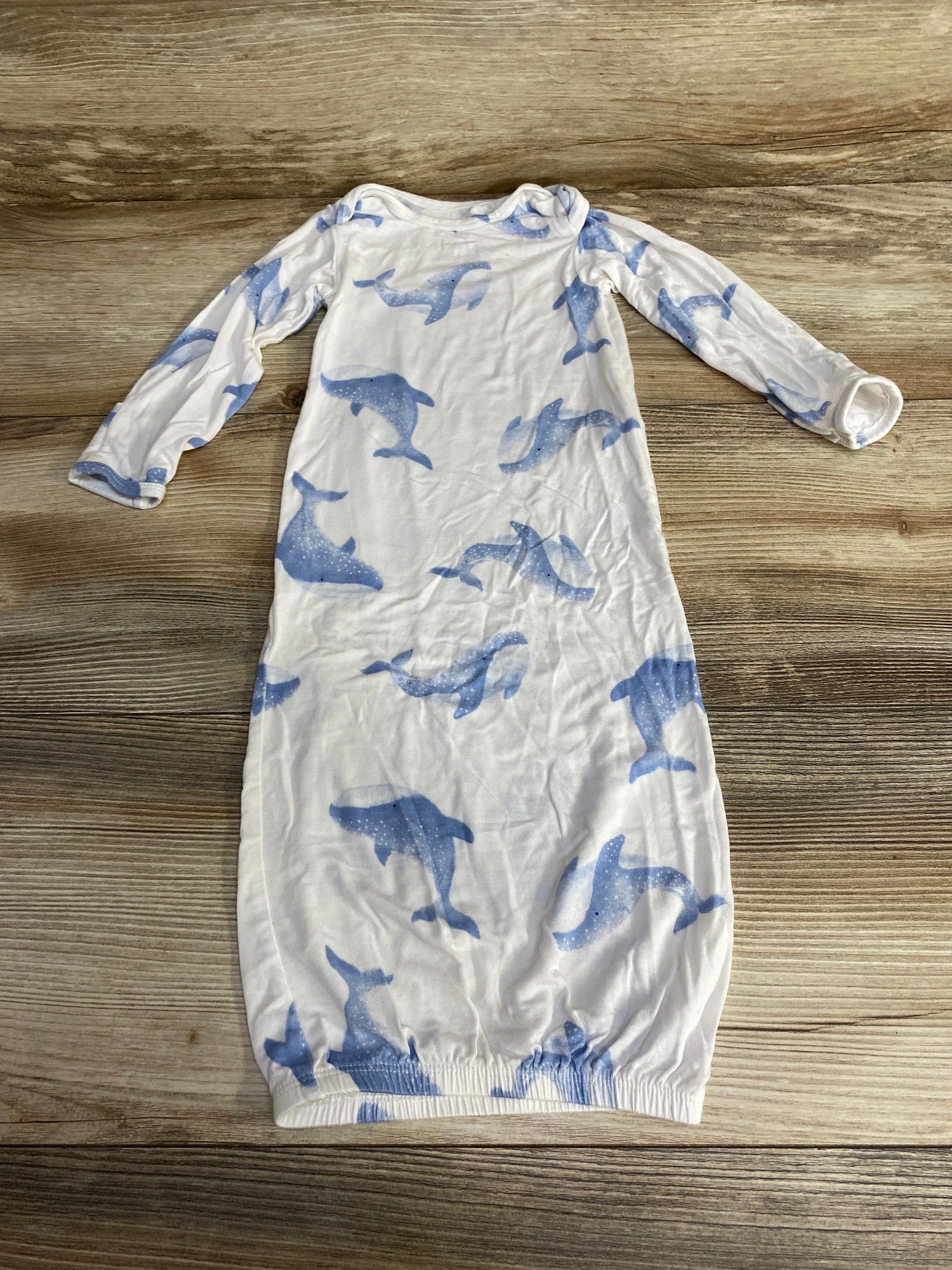 Carter's PurelySoft Whale Print Gown White sz 3m - Me n Mommy To Be