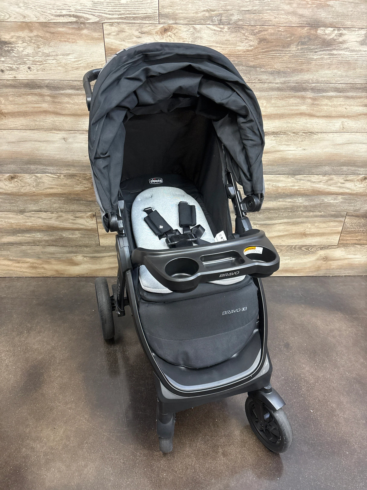 Bravo LE ClearTex Quick-Fold Stroller in Pewter