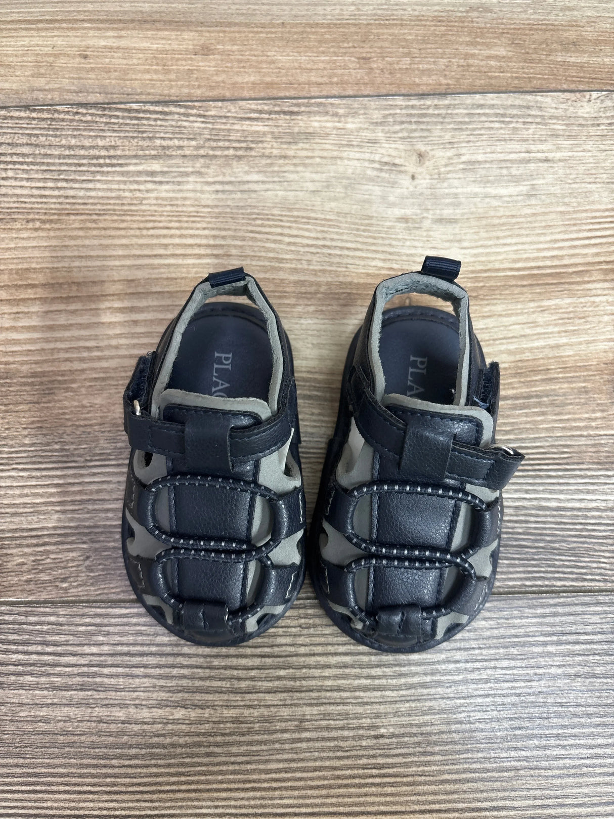 Children's Place Leather Fisherman Sandals Navy sz 3c
