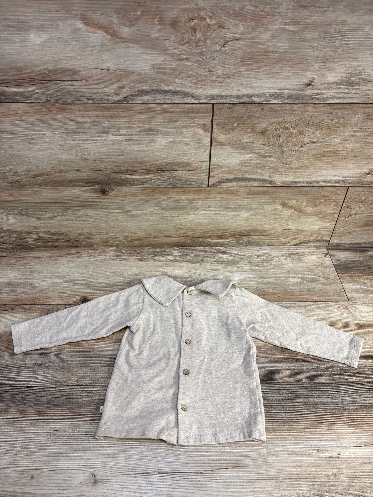 1 + in the family Gina Collar Blouse Oatmeal sz 24m