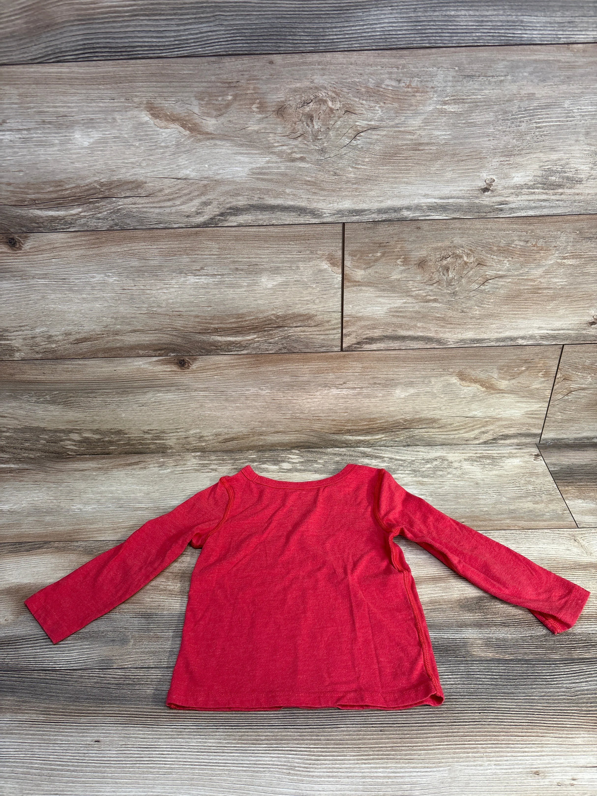 Cat & Jack Long Sleeve Shirt Red sz 3T
