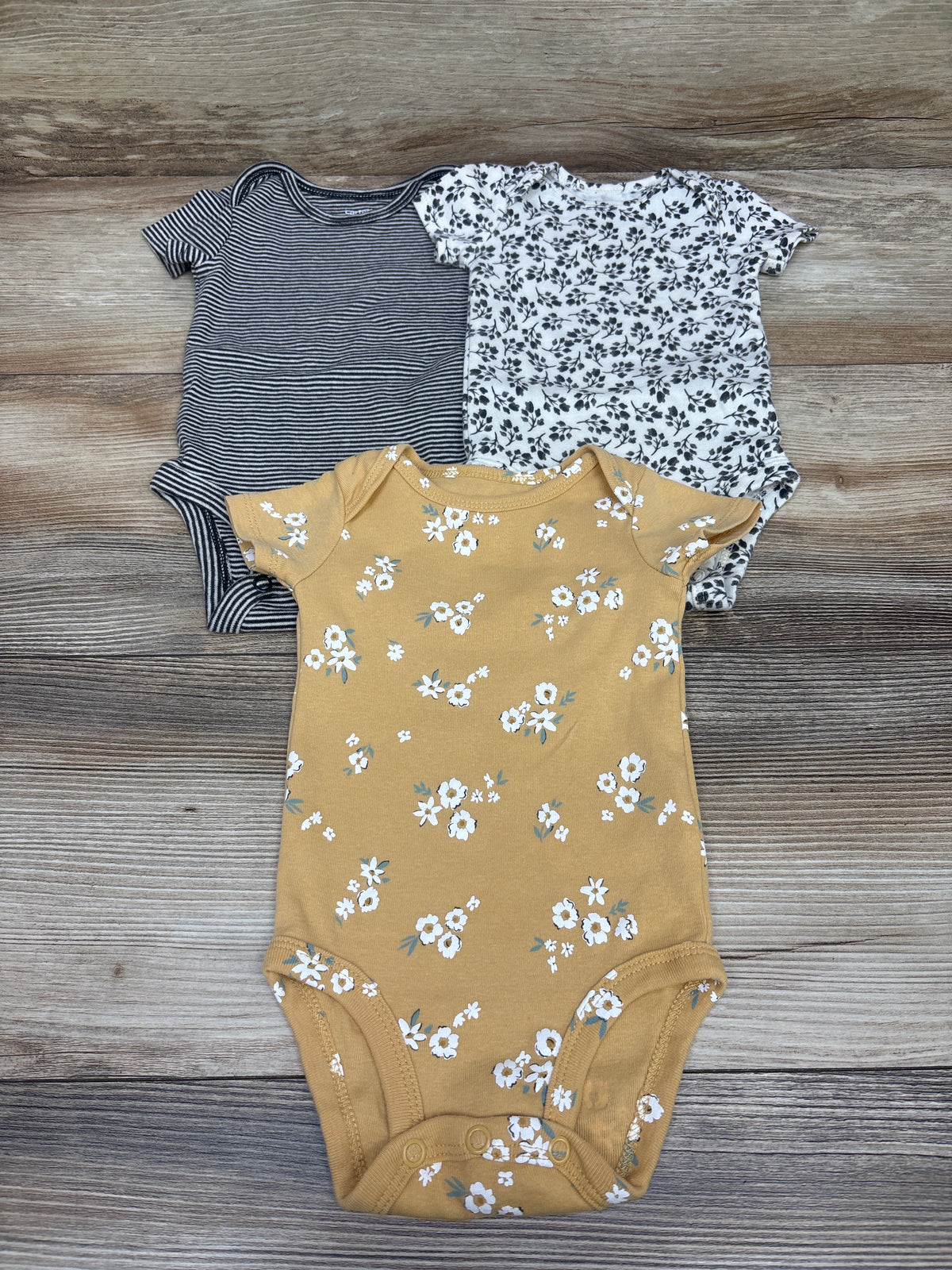 Carter's 3pk Bodysuits White sz 3m