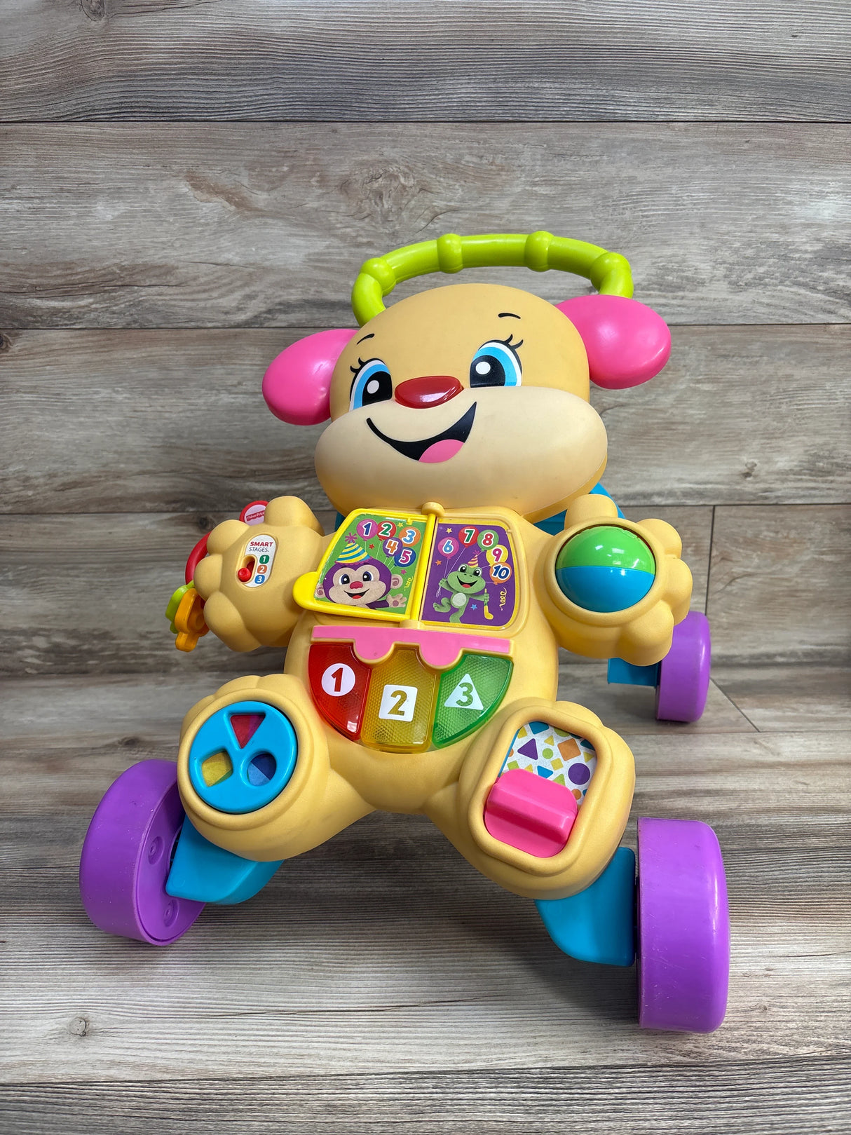 Fisher Price Laugh and Learn Smart Stages Learn With Puppy Walker Pink