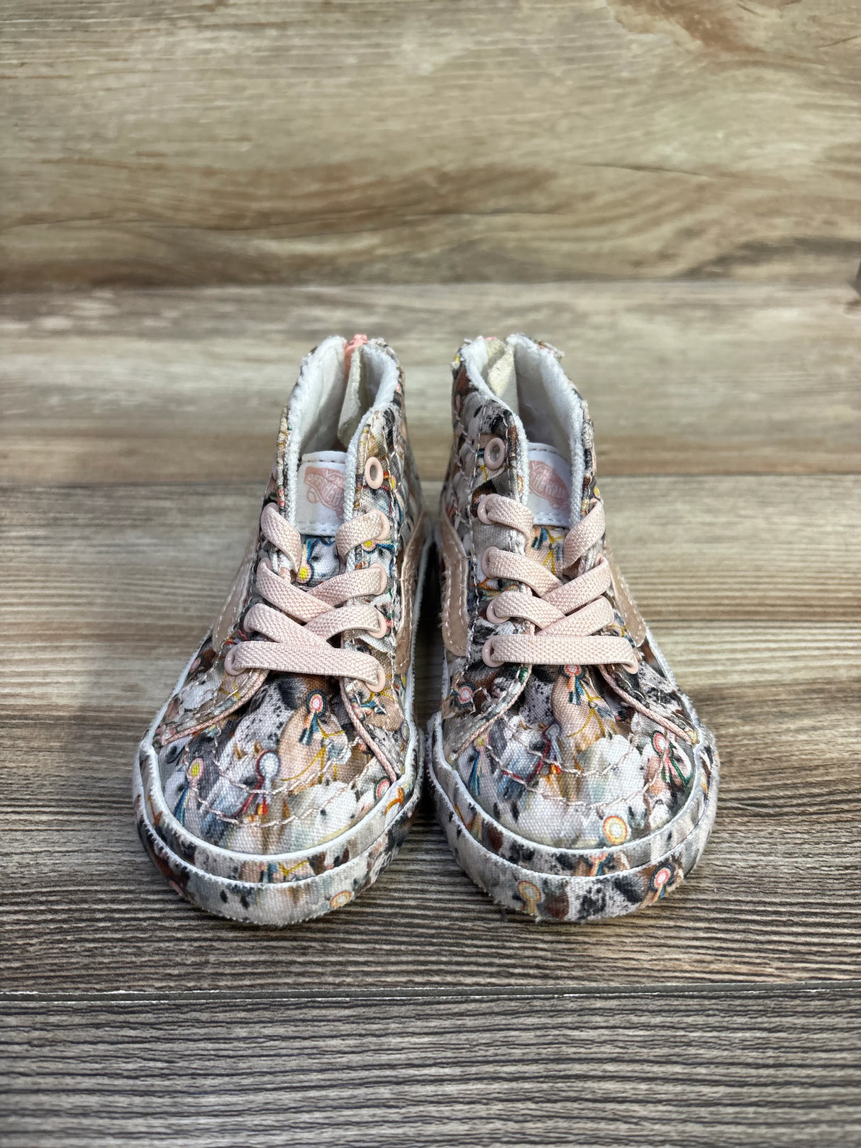 Vans x Molo Sk8-Hi Zip Horse Shoes Pink sz 5c