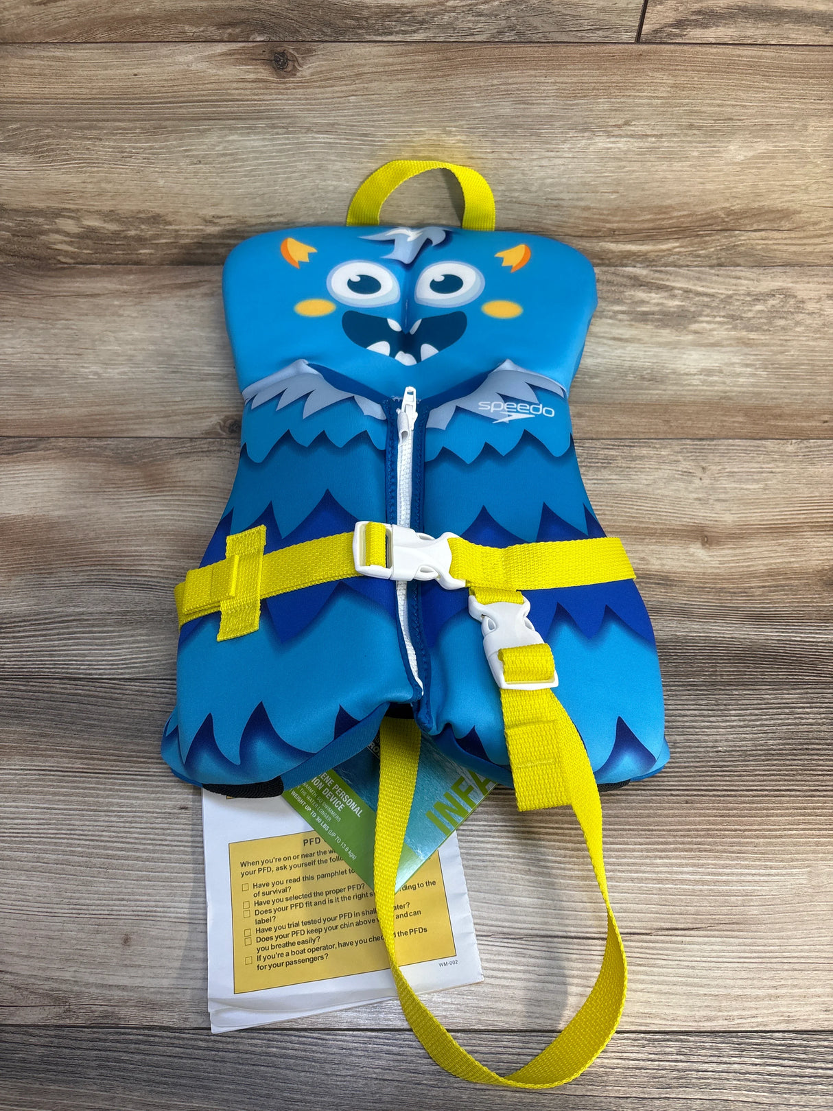 NEW Speedo Infant Life Vest - Blue up to 30lbs