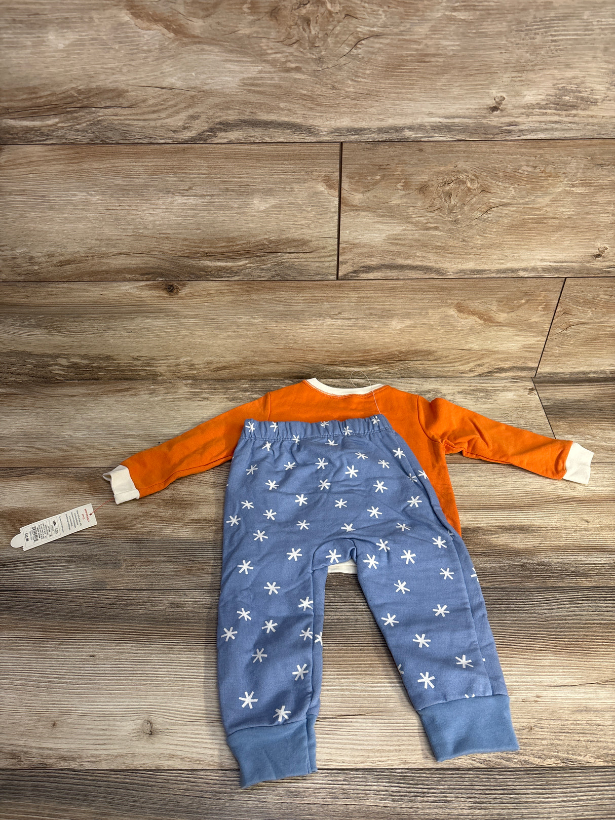 NEW Cat & Jack 2pc Sweatshirt & Joggers Set Orange sz 18m
