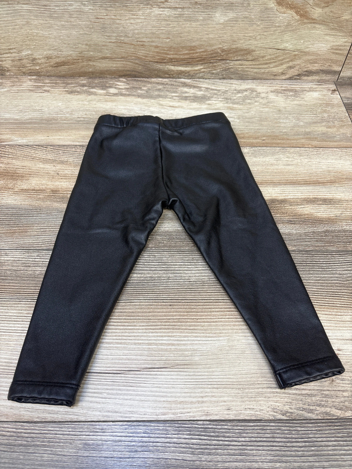 Zara Faux-Leather Pants Black sz 12-18m