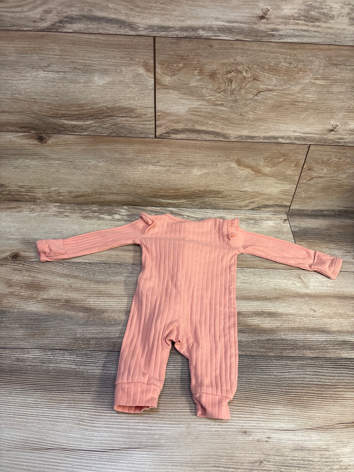 Carter's Ribbed Footless Sleeper Peach sz 3m
