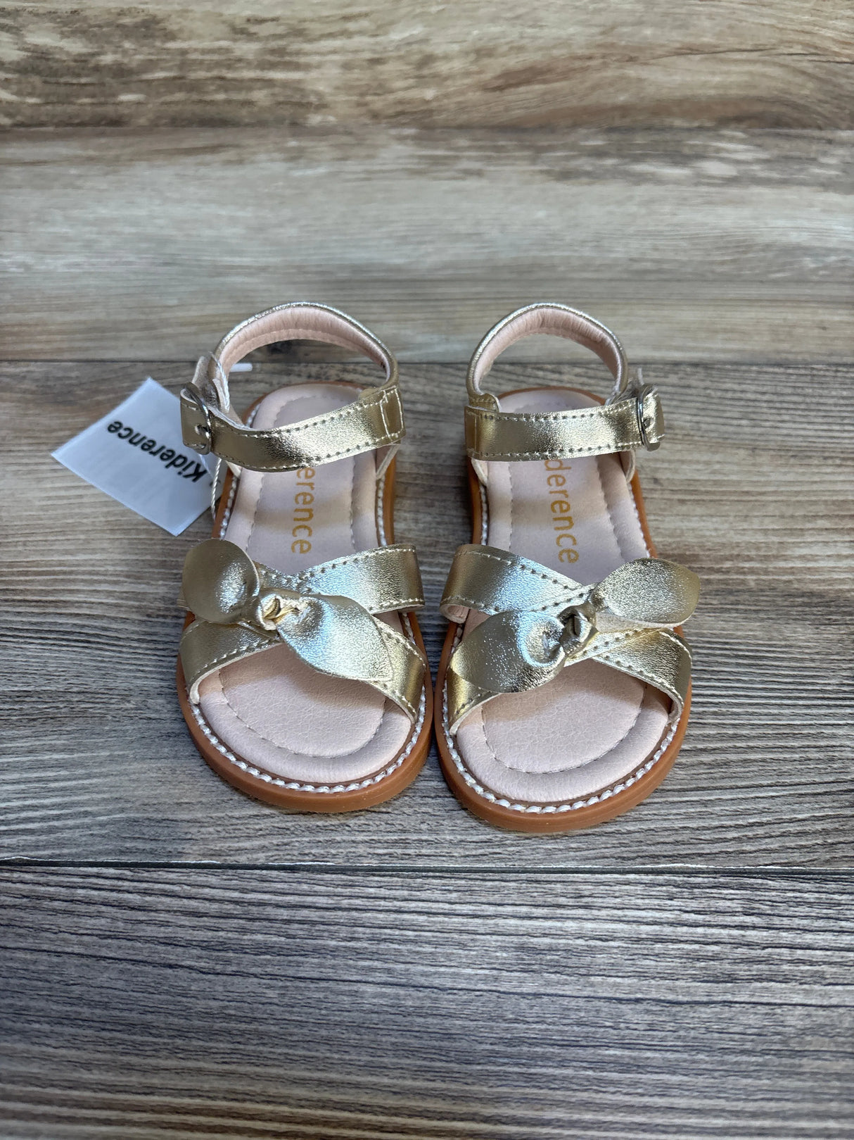 NEW Kiderence Summer Sandals Gold sz 6c