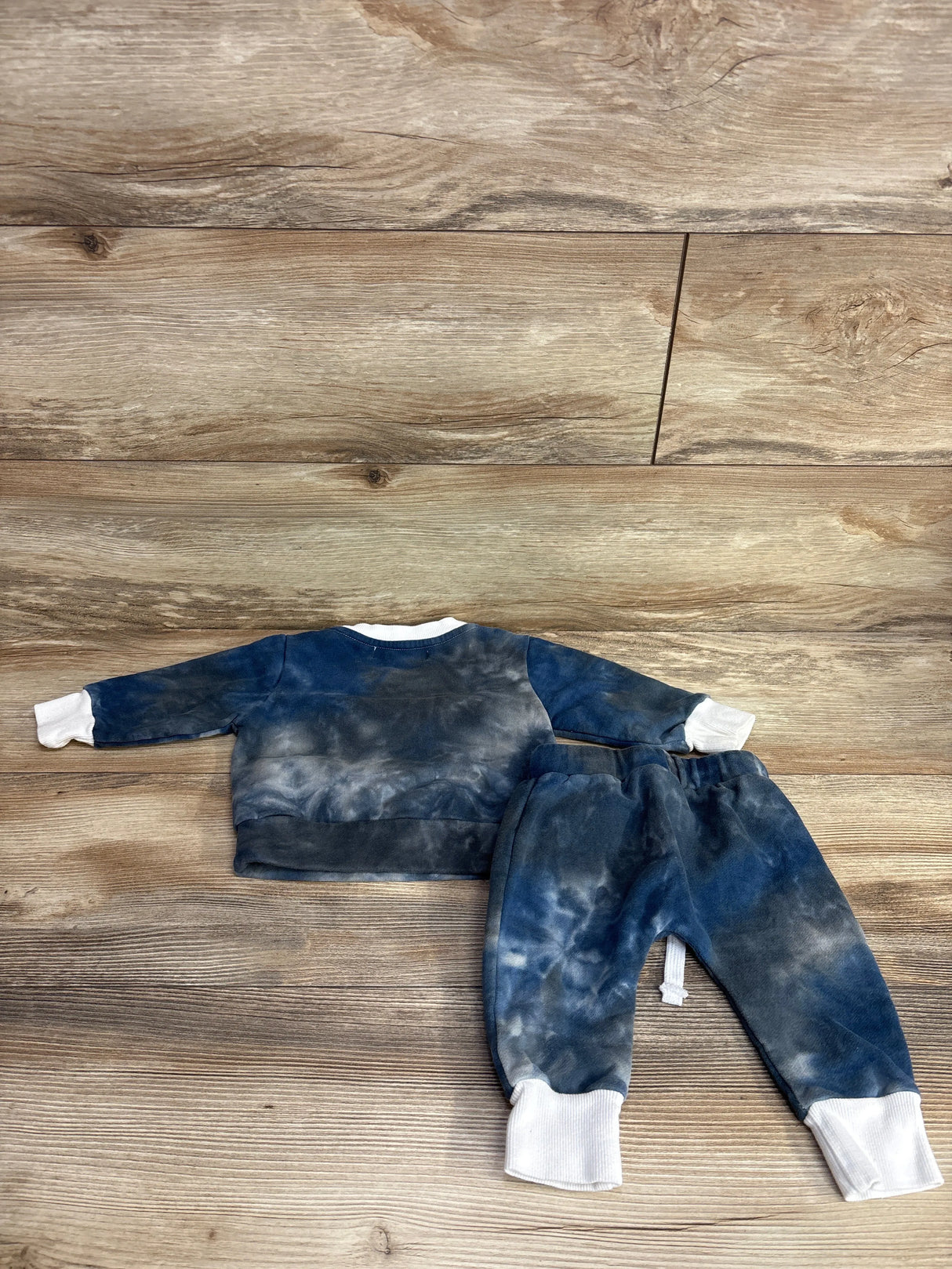 Olive + Scout 2pc Sweatshirt & Joggers Set Blue sz 6-12m