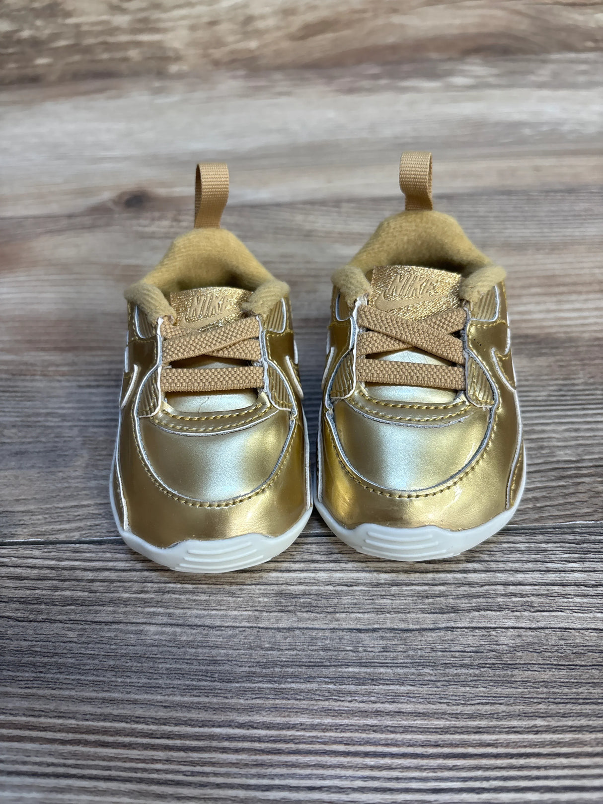 Nike Air Max 90 QS CB 'Metallic Gold' Sneakers sz 2c