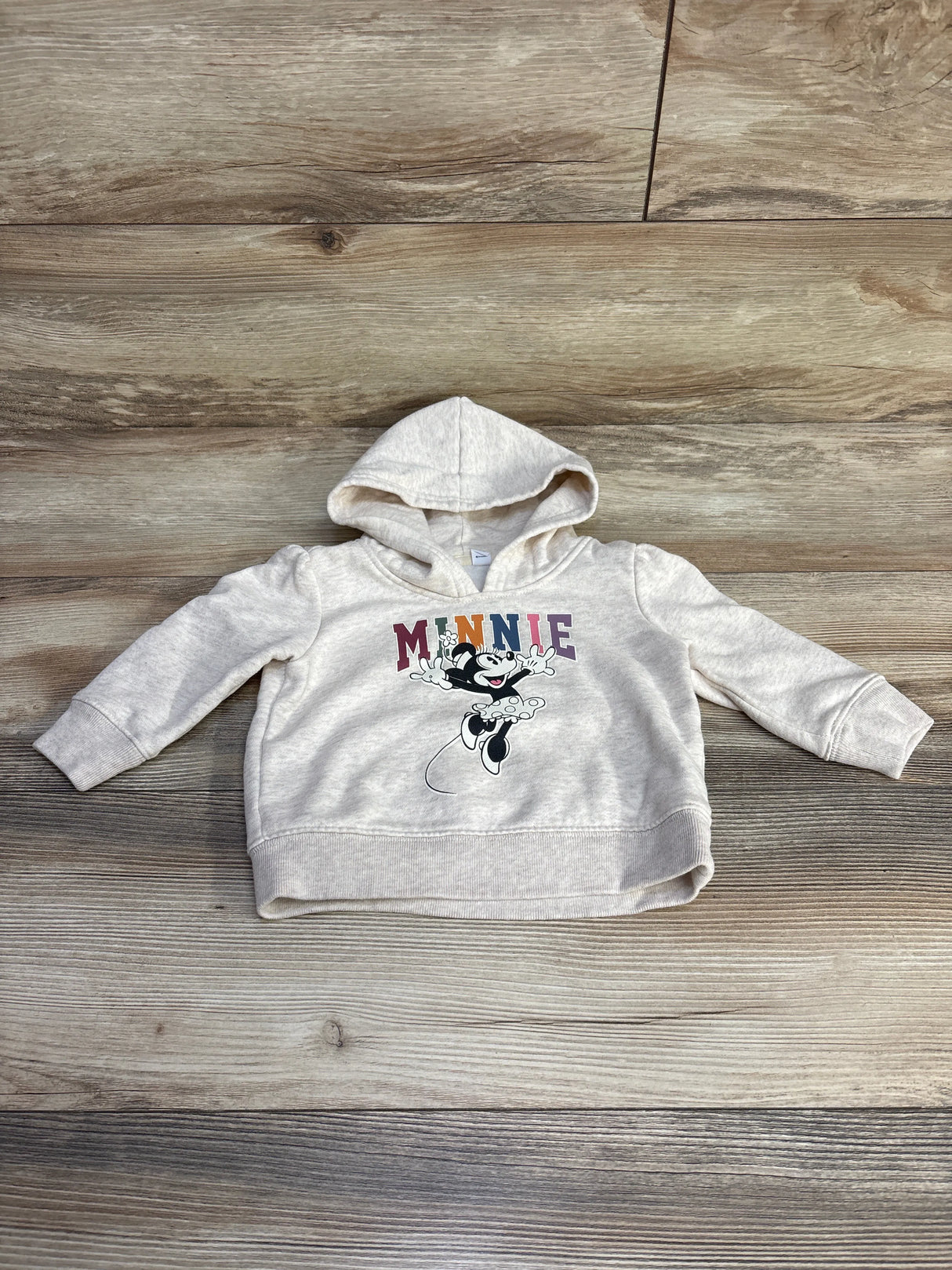 Baby Gap x Disney Minnie Mouse Pullover Hoodie Oatmeal sz 6-12m - Me n Mommy To Be