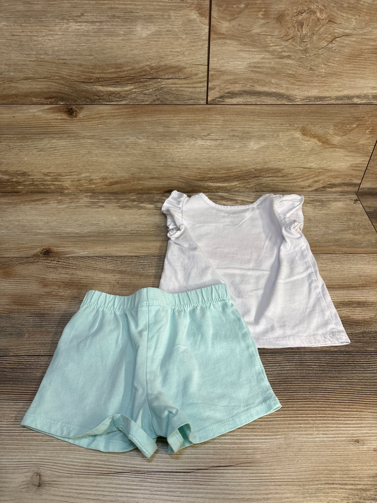 Disney Princess 2pc Little Mermaid Shirt & Bottoms Set White sz 3T