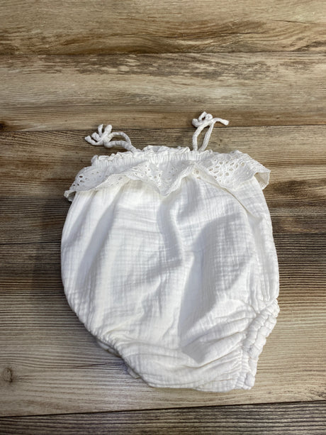 Baby Gap Eyelet Bubble Romper White sz 6-12m - Me n Mommy To Be
