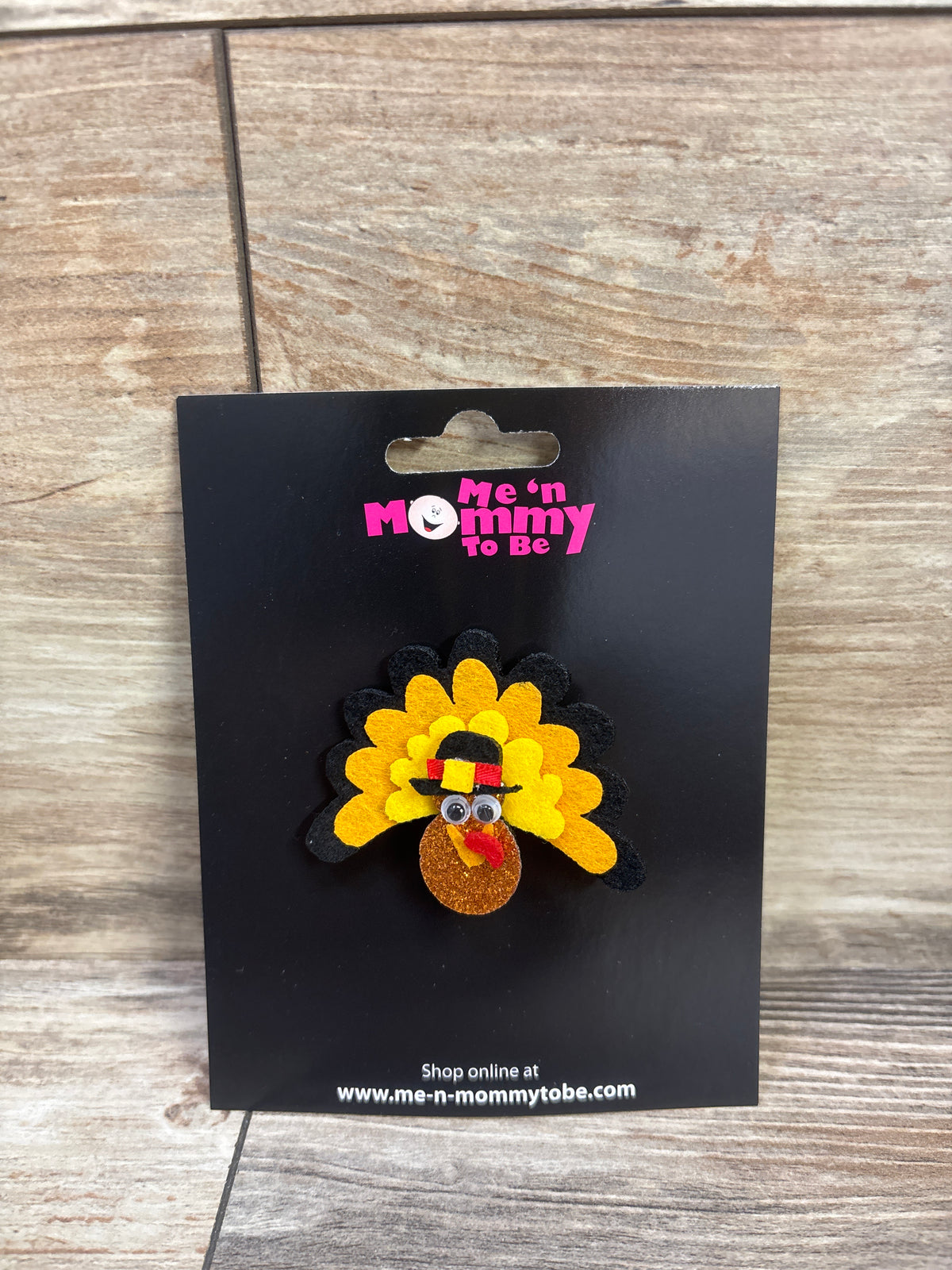NEW Turkey Applique Felt Hair Bow
