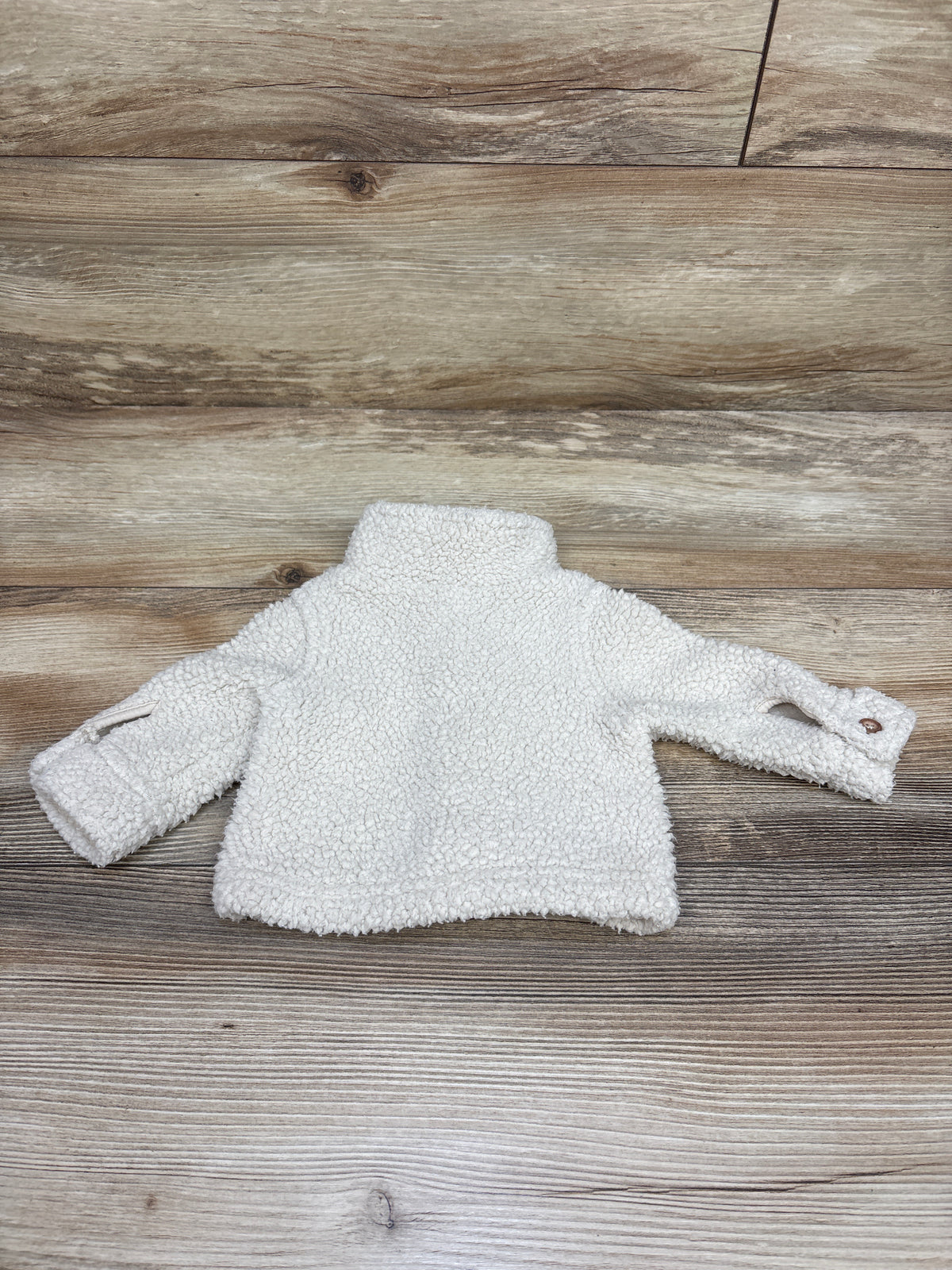 Just One You Sherpa Button Jacket Beige sz Newborn