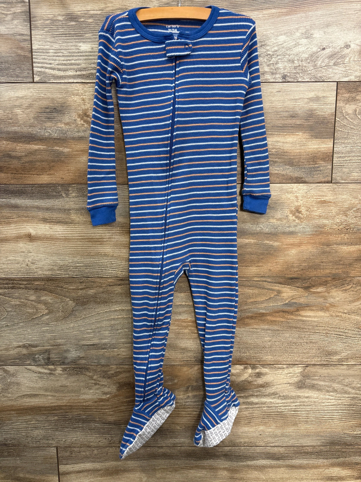 Carter's Striped Sleeper Blue sz 3T