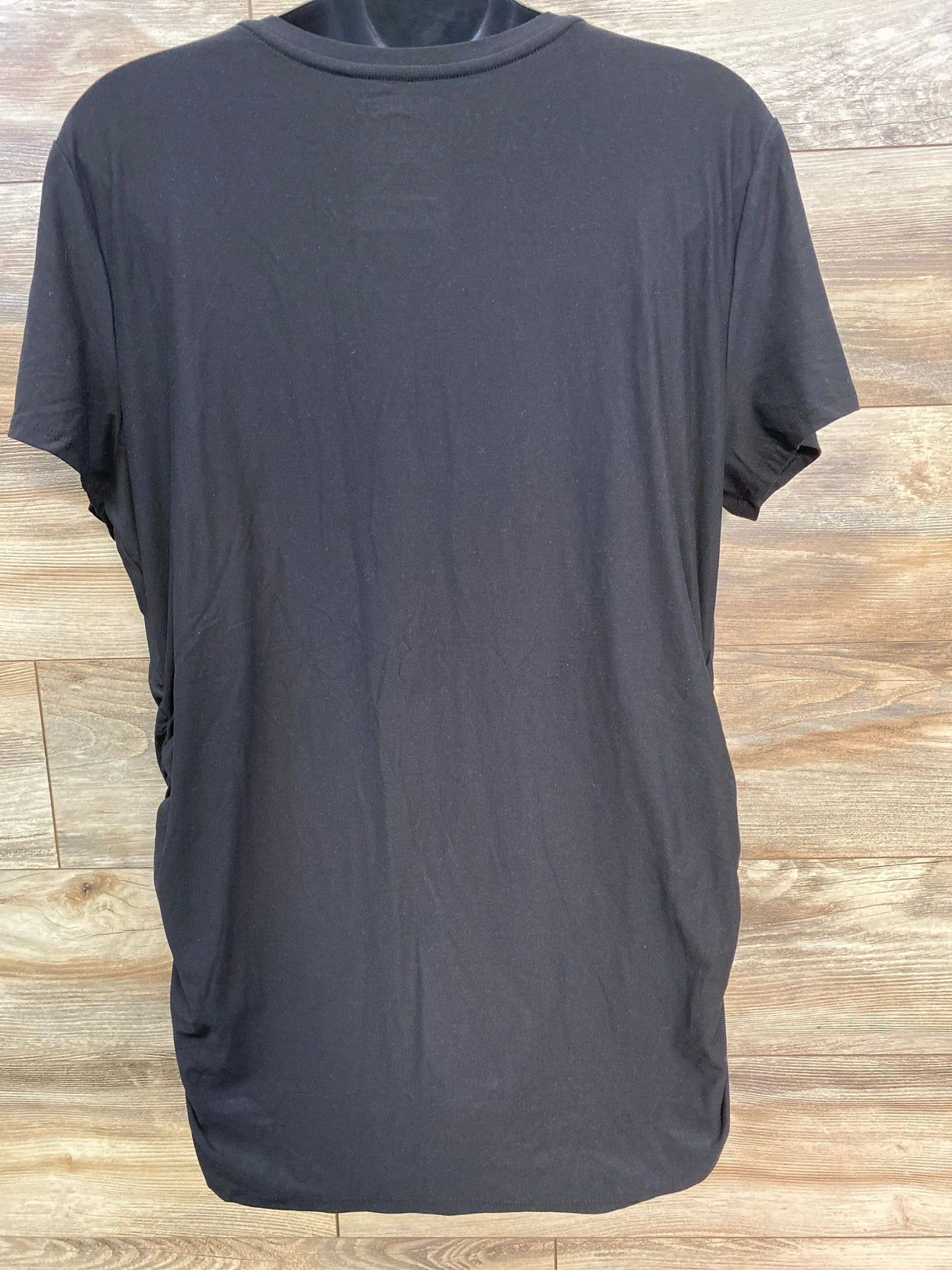 Time & Tru Maternity Mama Shirt Black sz XL