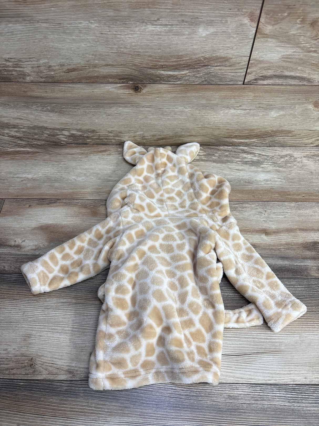 Hudson Baby Giraffe Plush Robe Tan sz 0-9m