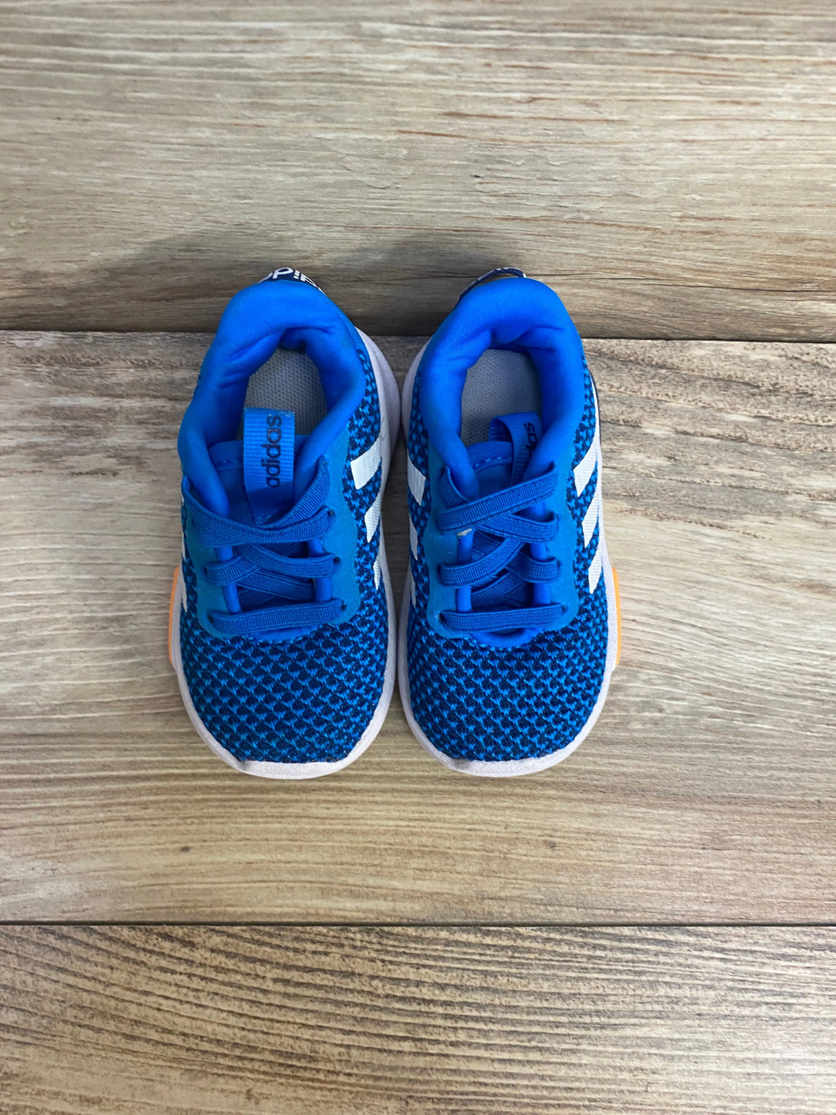 Adidas Racer TR 2.0 I 'Blue Rush Orange' Sneakers sz 4c - Me n Mommy To Be