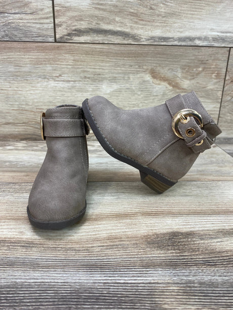 NEW Ositos Buckle Boots Taupe Sz 4c - Me n Mommy To Be