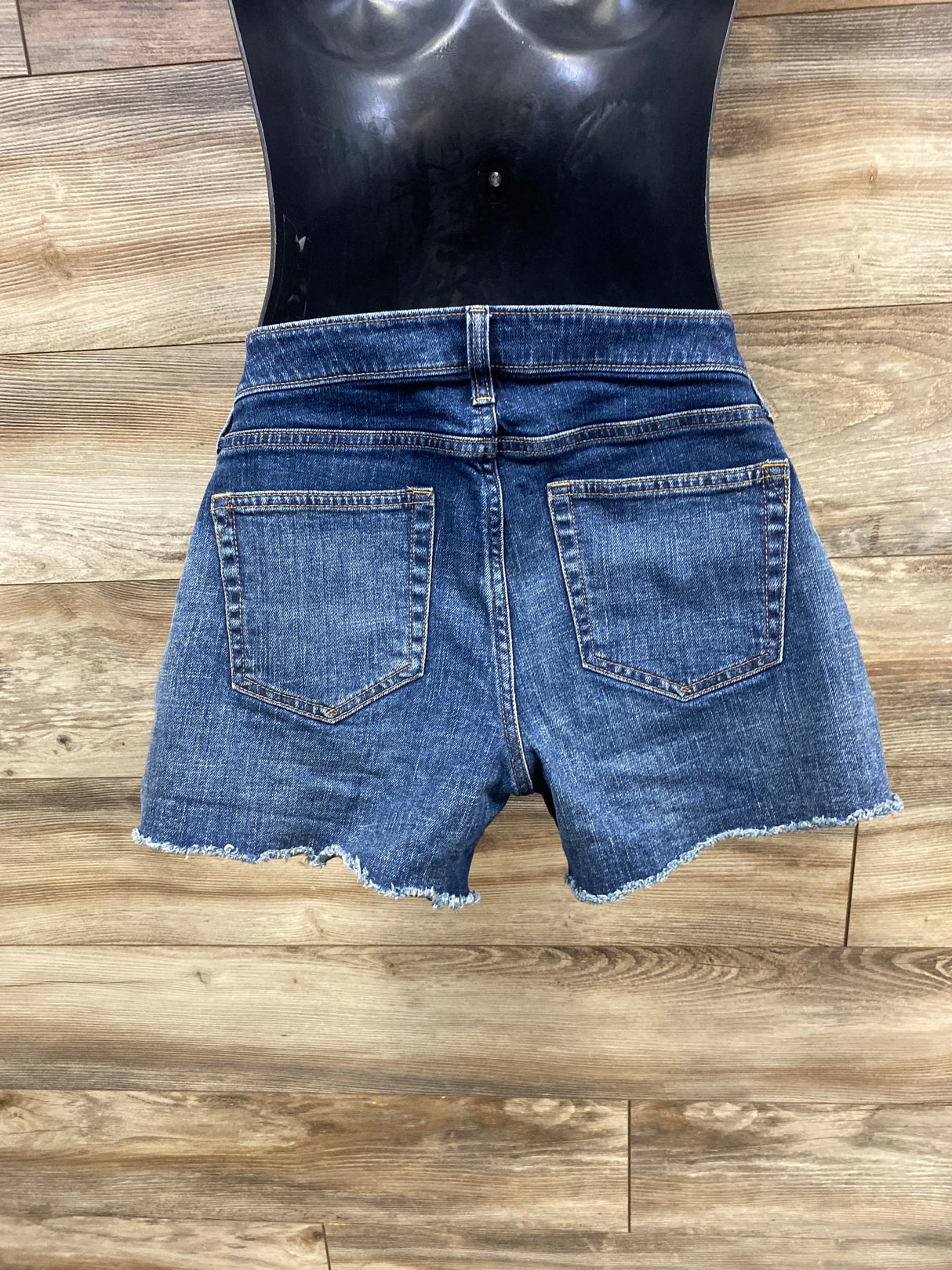 Gap Maternity Inset Panel Denim Shorts Blue sz 25/XS