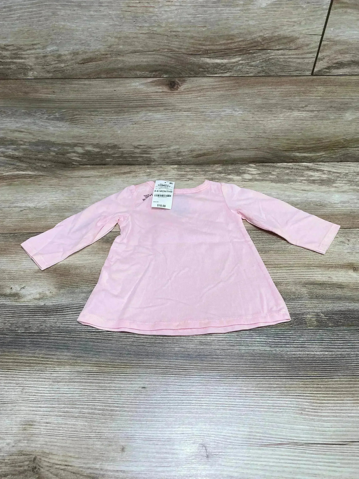 NEW First Impressions Birdie Shirt Pink sz 3-6m - Me n Mommy To Be