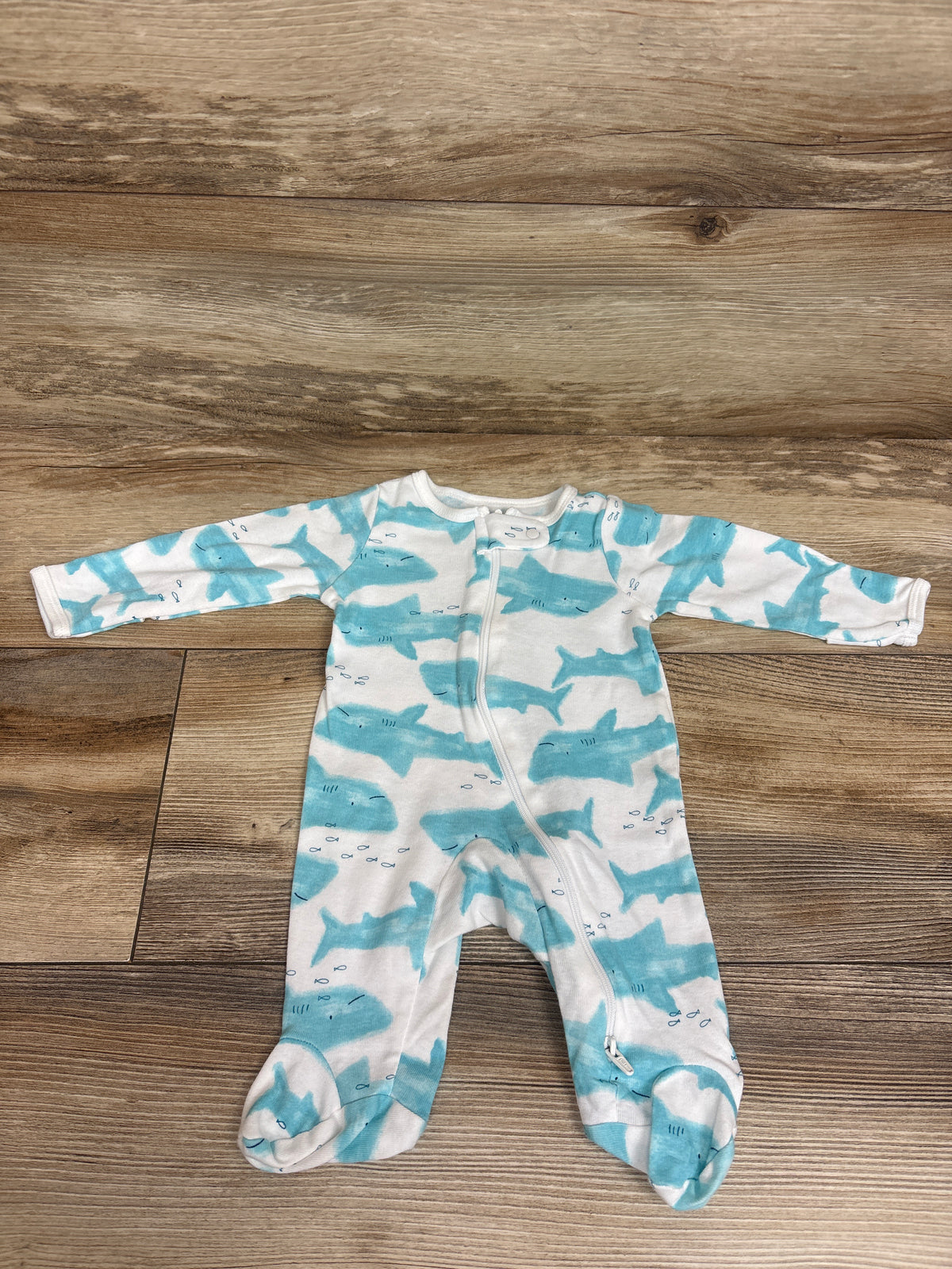 Just One You Shark Sleeper White sz Newborn
