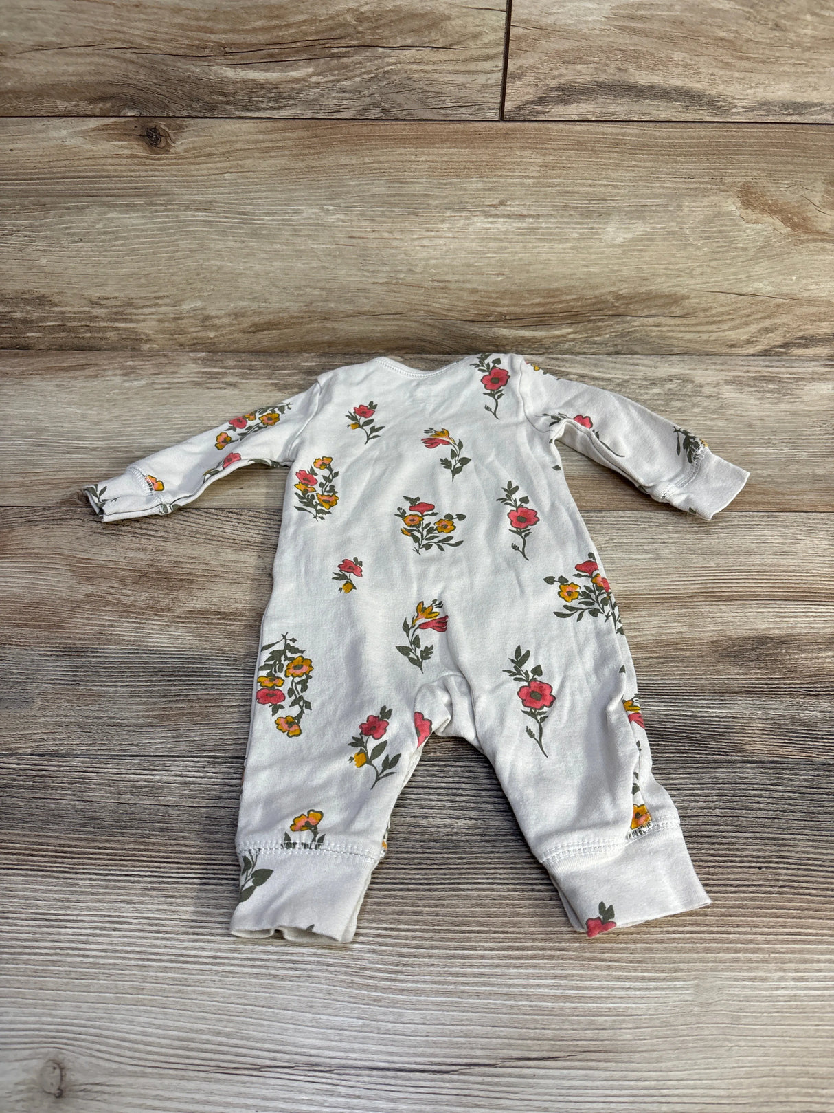 Carter's Floral Coverall Beige sz 3m - Me n Mommy To Be