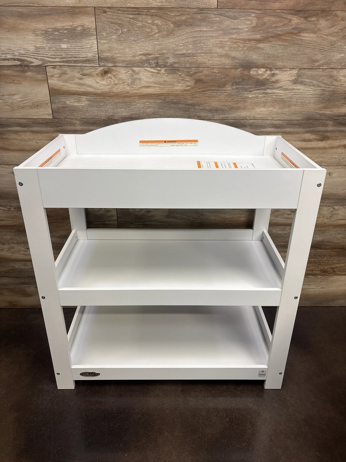 Graco Customizable Changing Table w/ Water-Resistant Pad - White