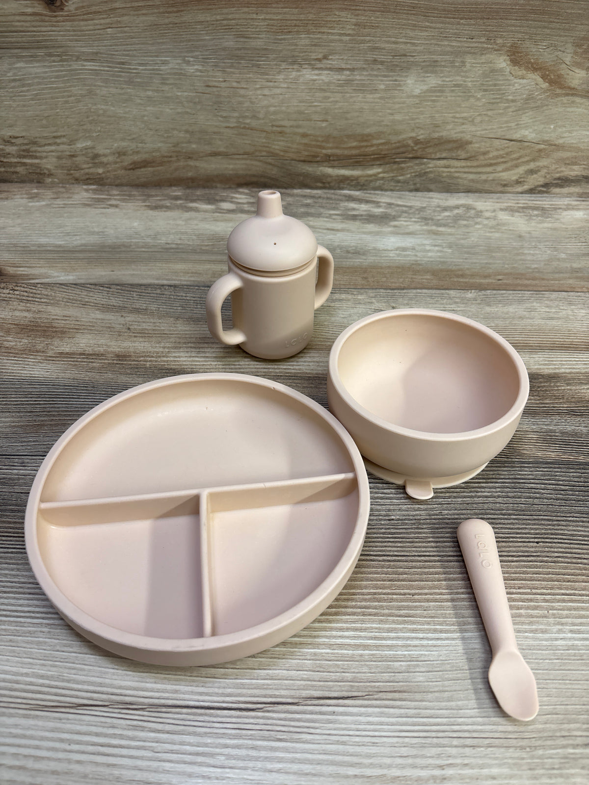 Lalo First Bites 4pc Silicone Feeding Set