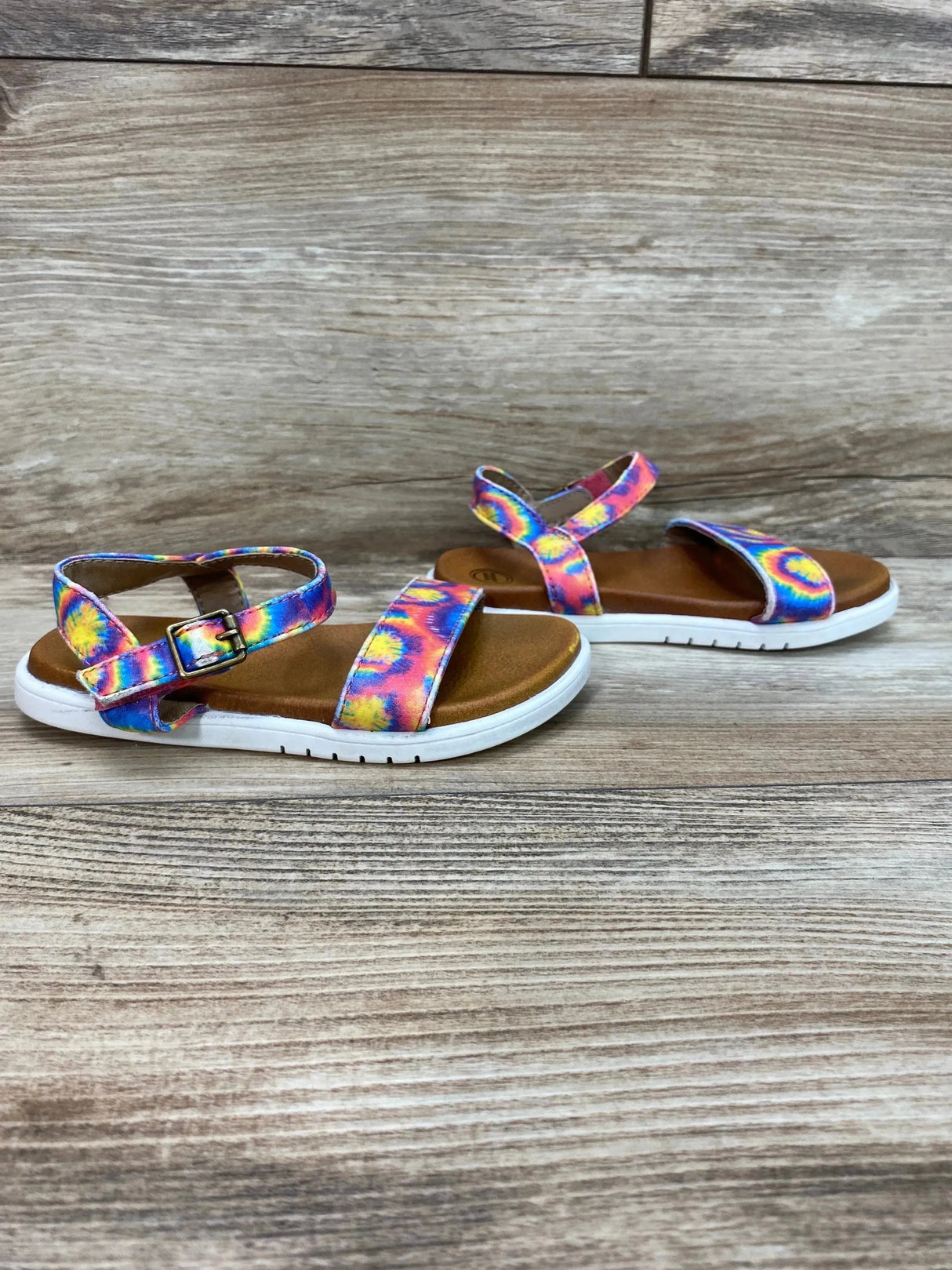 Wonder Nation Tie Dye Sandals Red sz 8c - Me n Mommy To Be