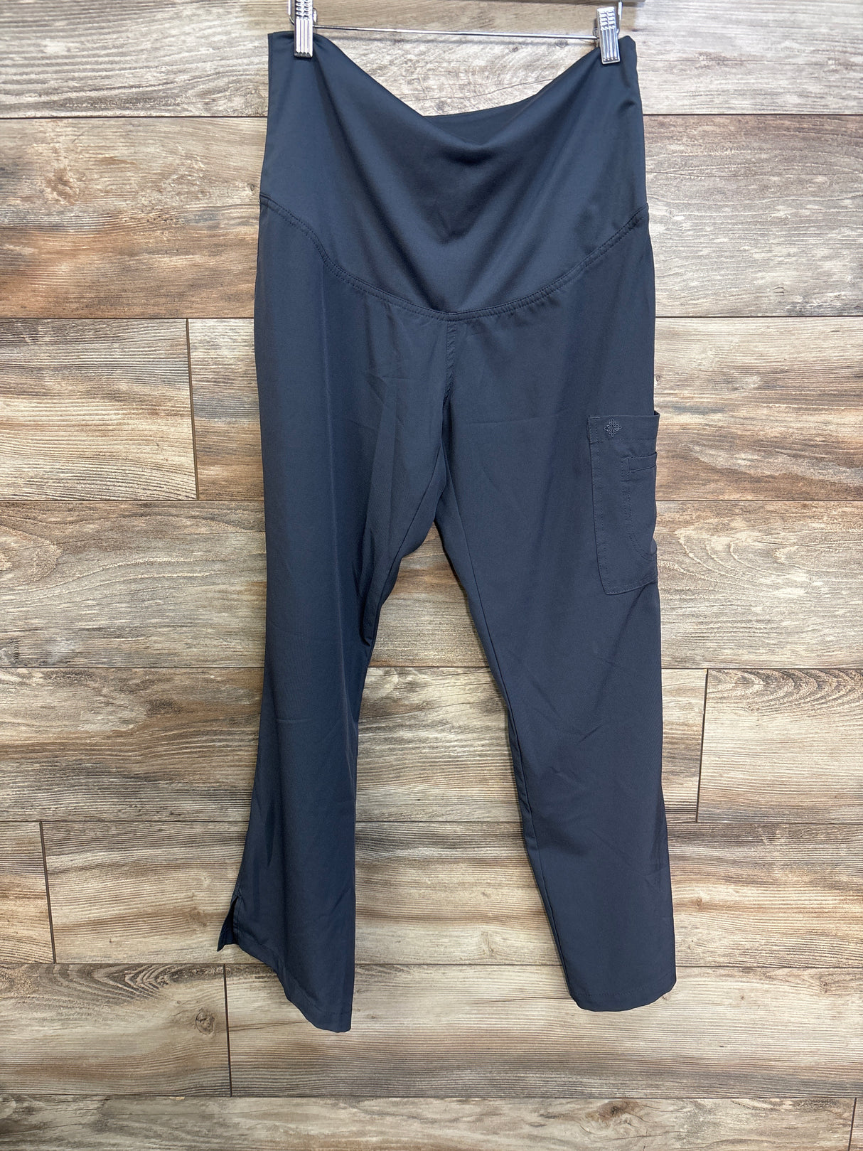 Medcouture Full Panel Maternity Scrub Pants Grey sz Small