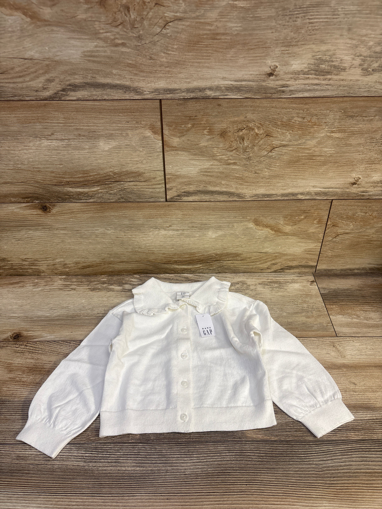 NEW Baby Gap Collared Cardigan White sz 2T
