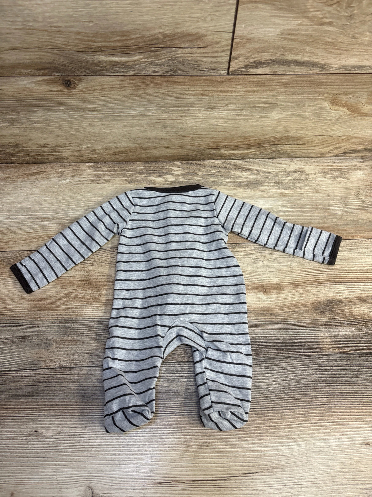 Carter's Truck Striped Sleeper Grey sz Newborn