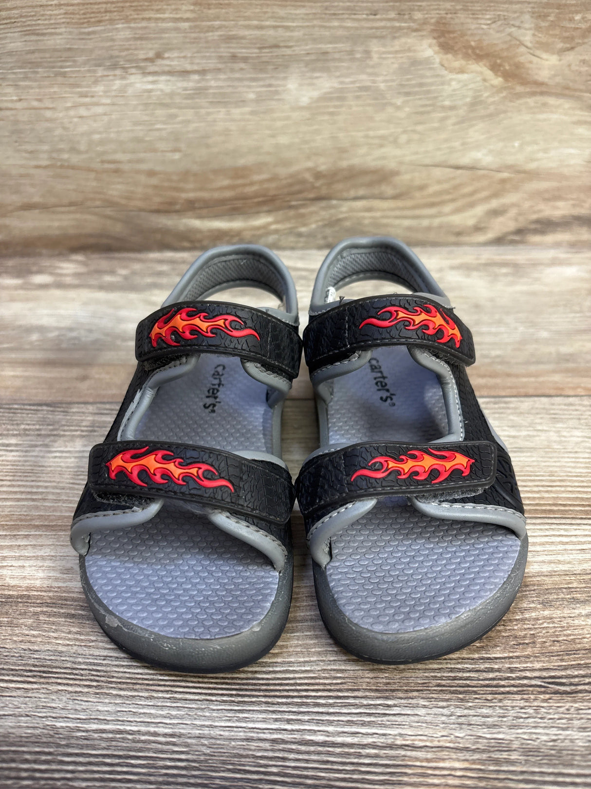 Carter's Double Strap Sandals Black sz 10c