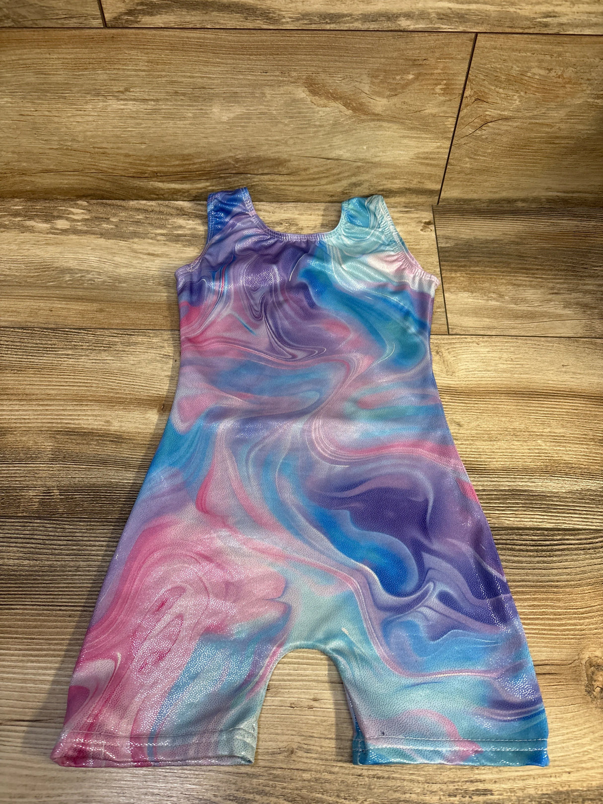 BAOHULU Marble Biketard Purple sz 4/5T