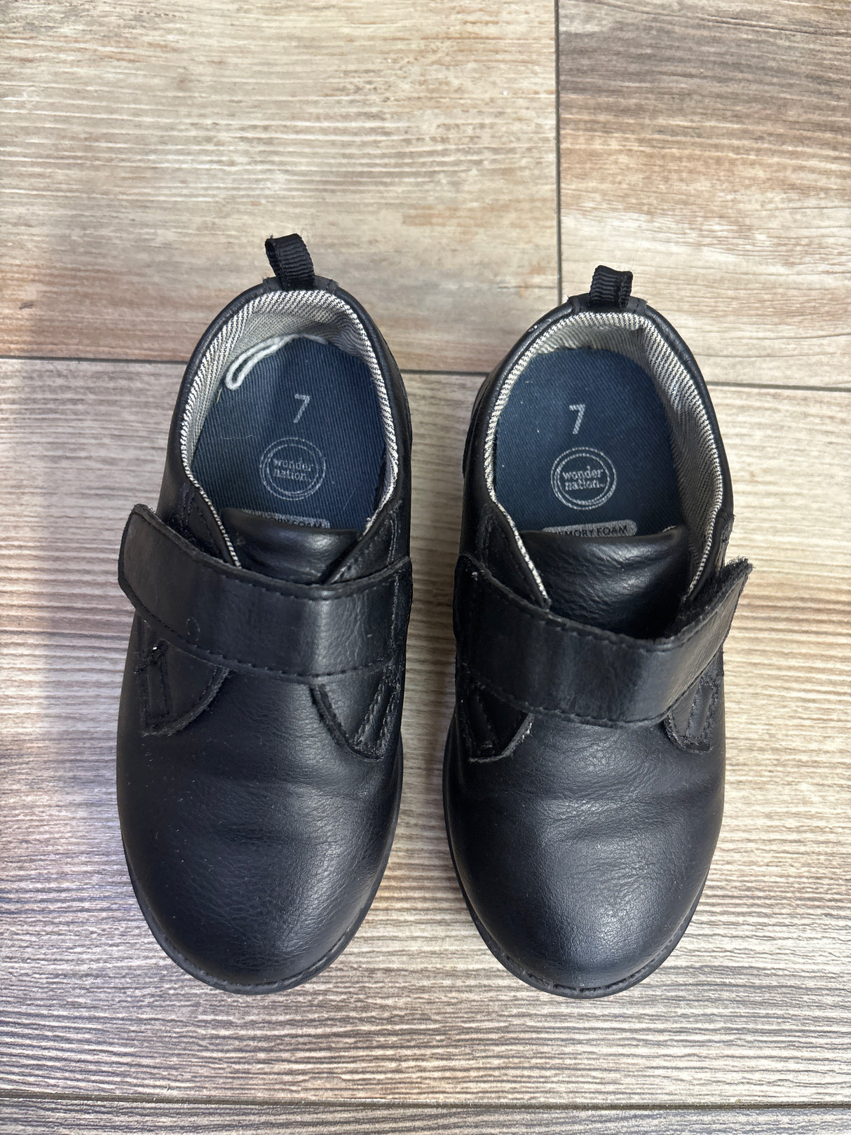 Wonder Nation Oxford Dress Shoes Black sz 7c