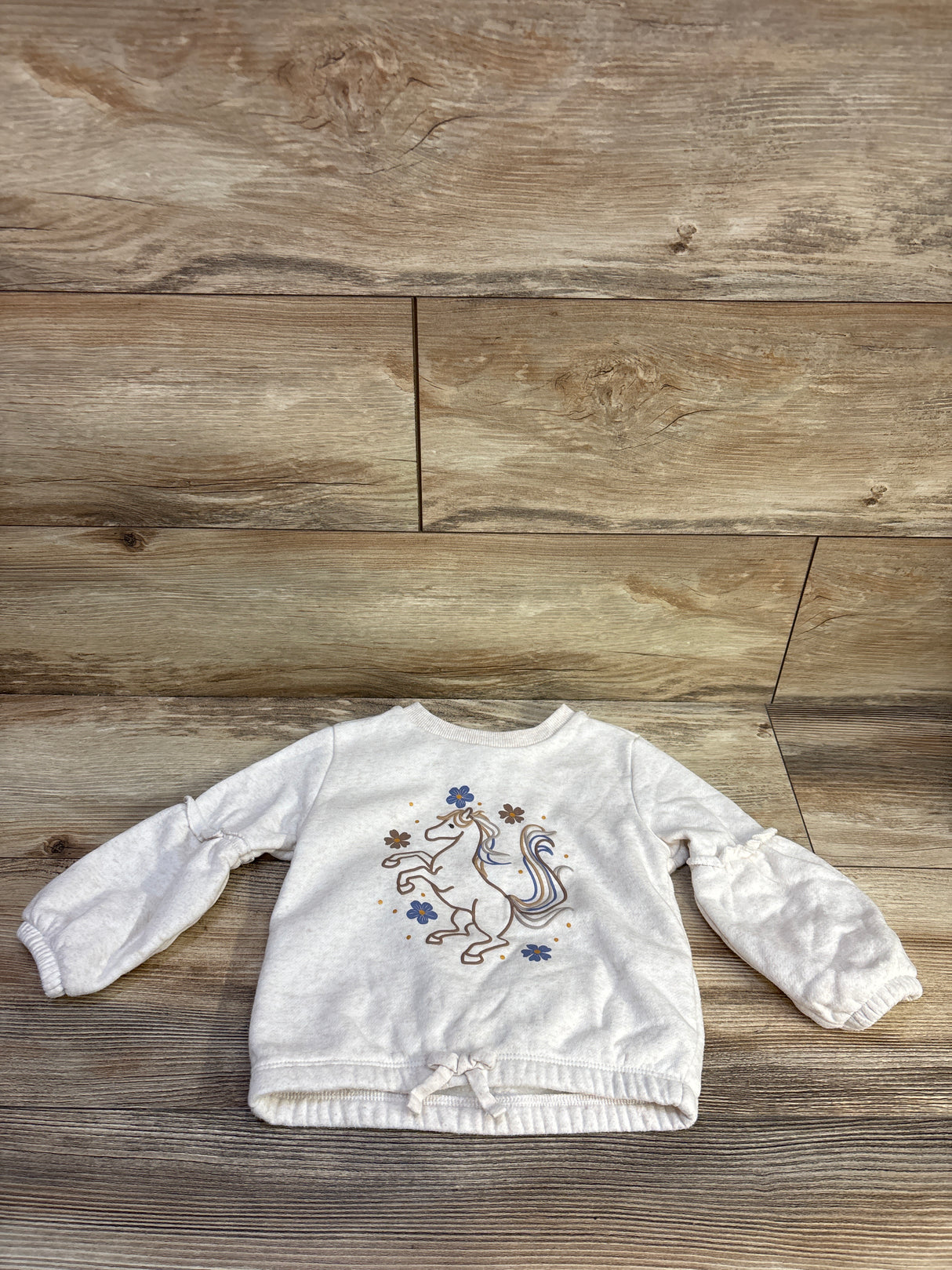 Kids Headquarters Unicorn Pullover Sweatshirt Ivory sz 2T